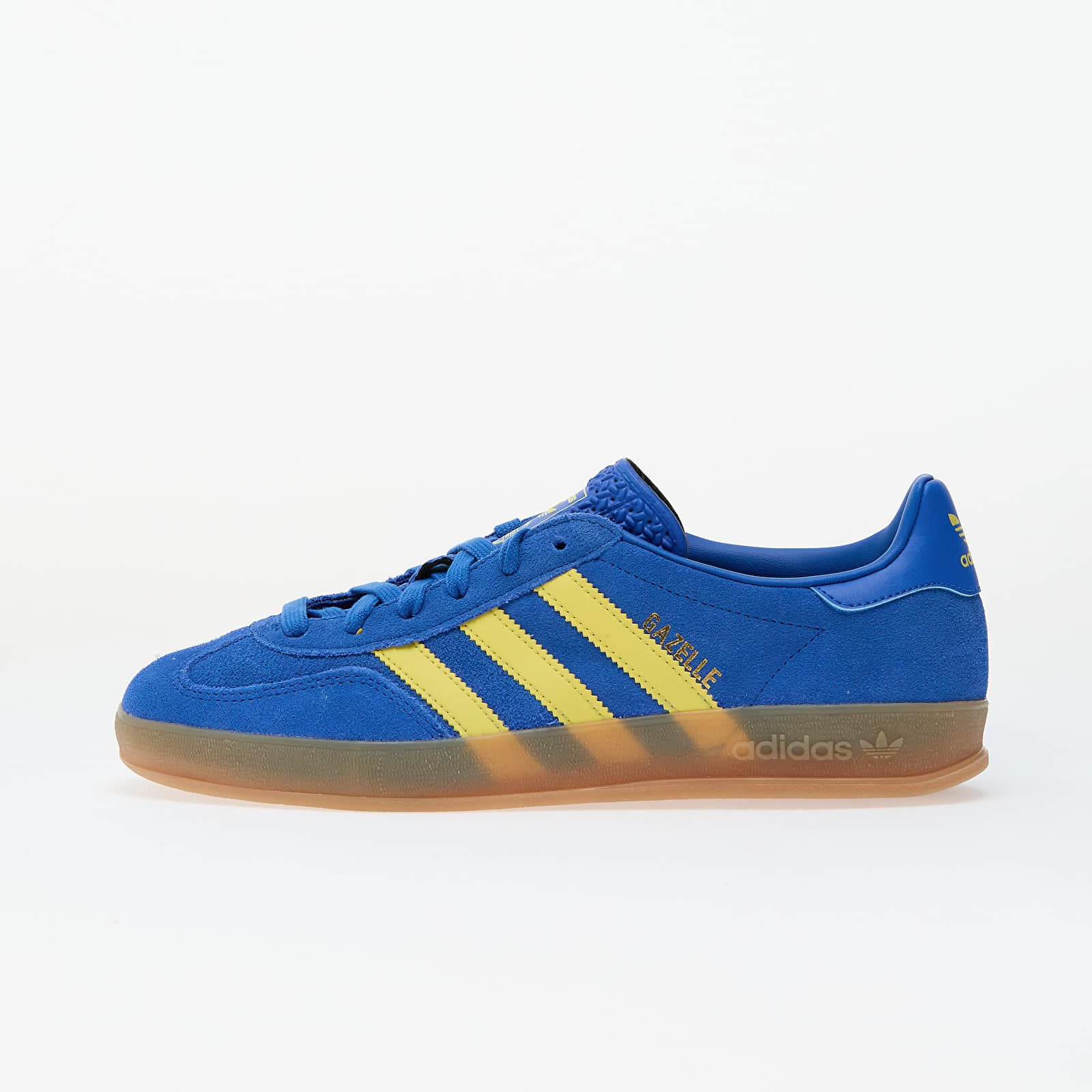 Pánské tenisky a boty adidas Gazelle Indoor Blue/ Pure Sulfur/ Gum