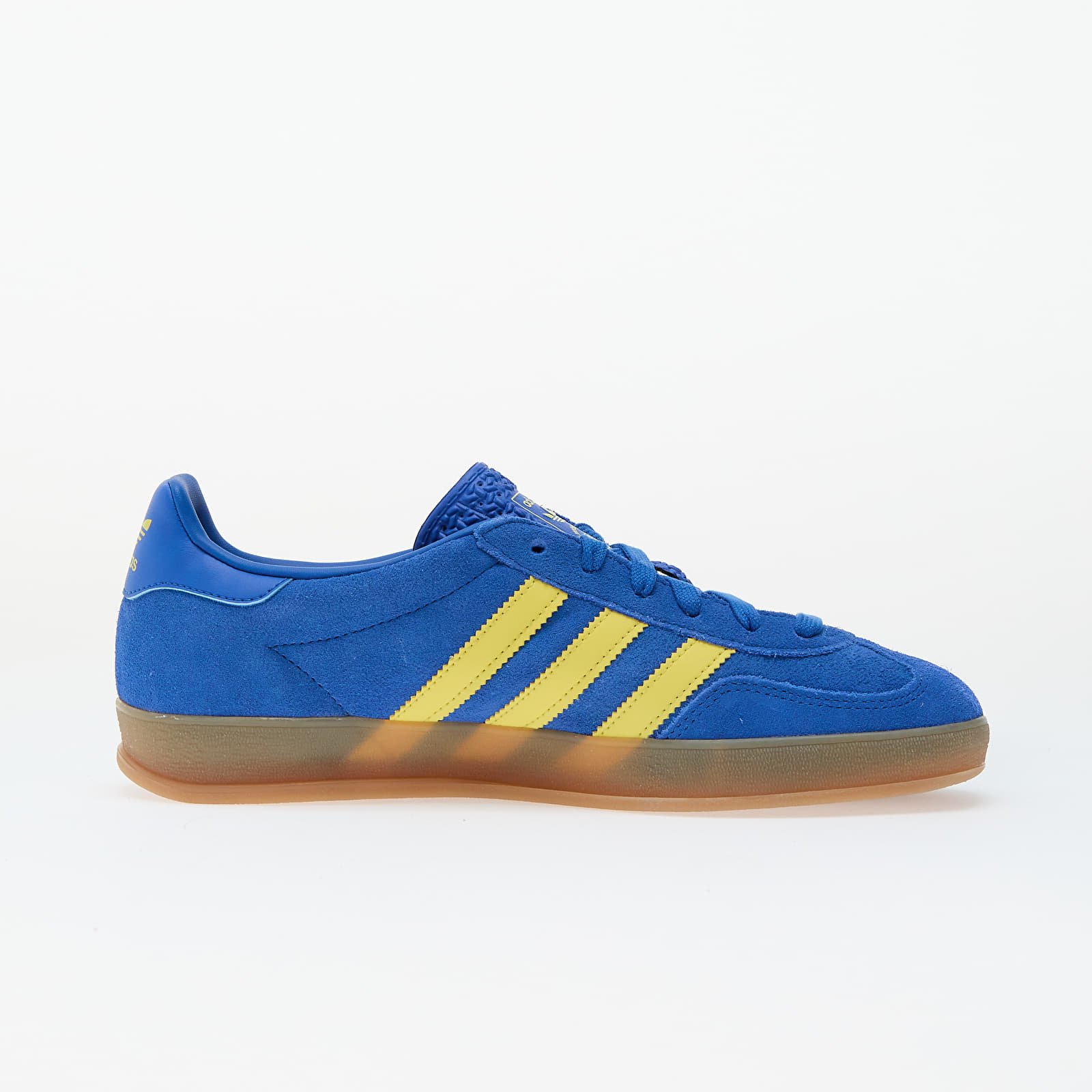 Pánské tenisky a boty adidas Gazelle Indoor Blue/ Pure Sulfur/ Gum