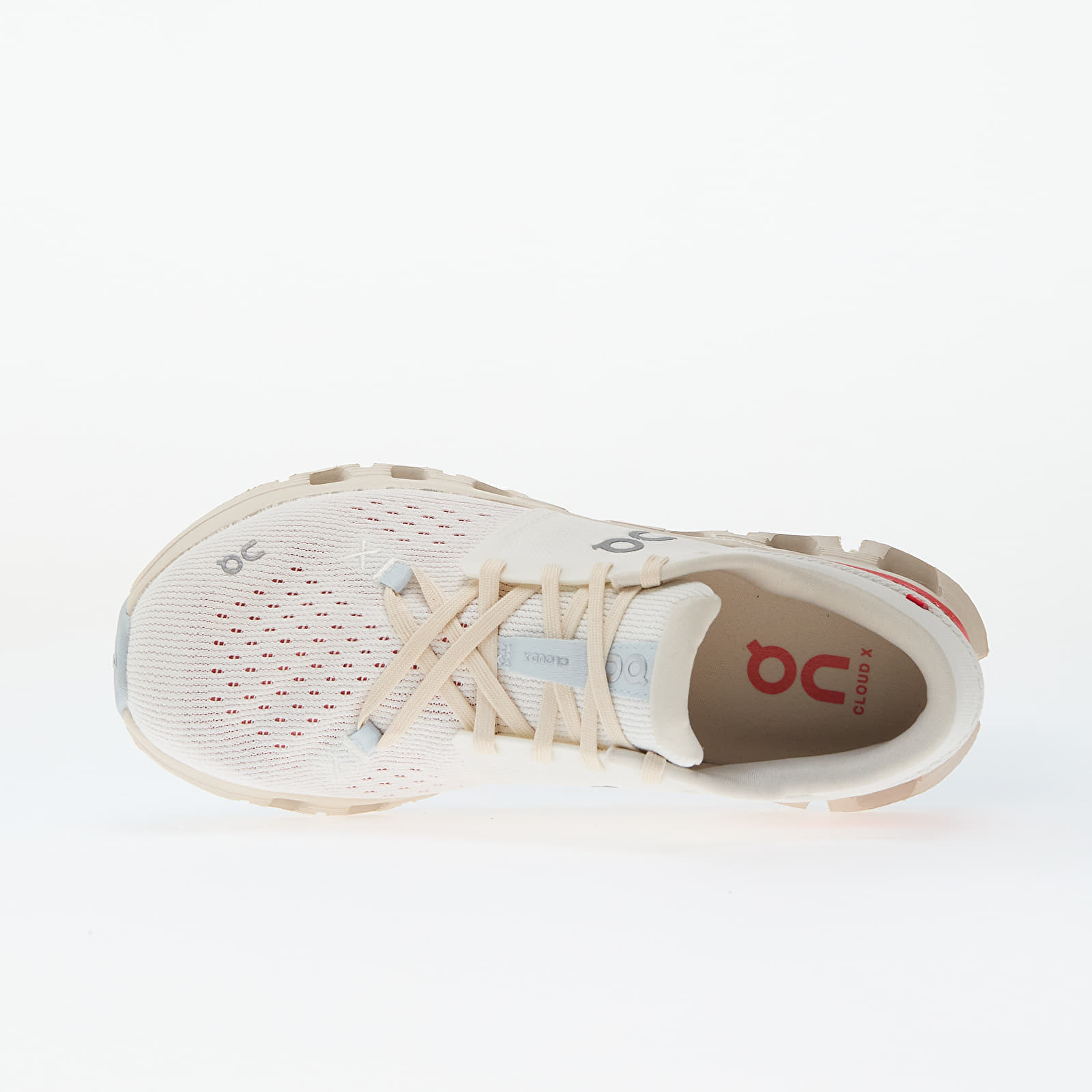 Women's sneakers and shoes On W Cloud X 4 Ivory/ Salmon