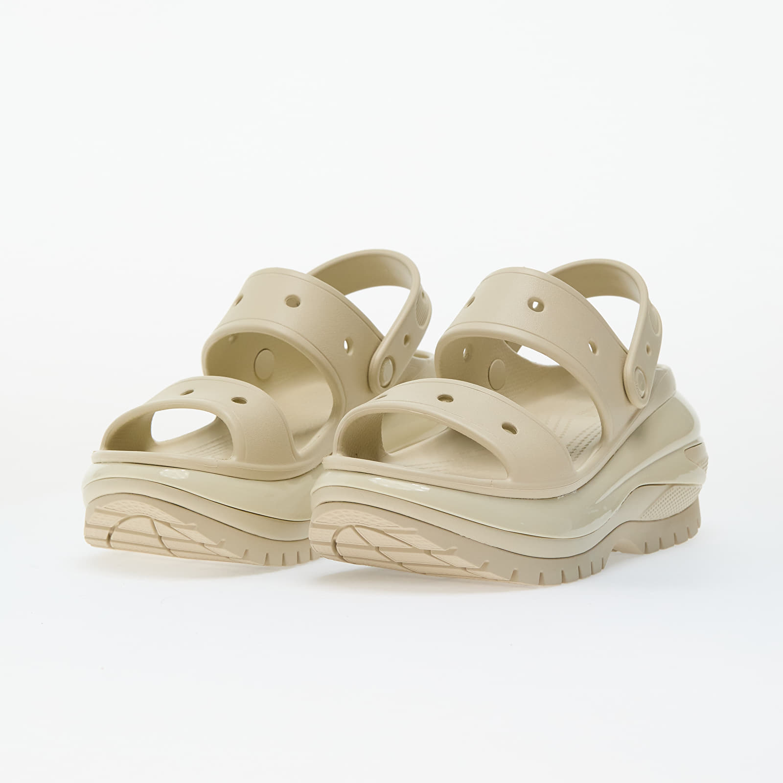 Herenschoenen Crocs Classic Mega Crush Sandal Bone