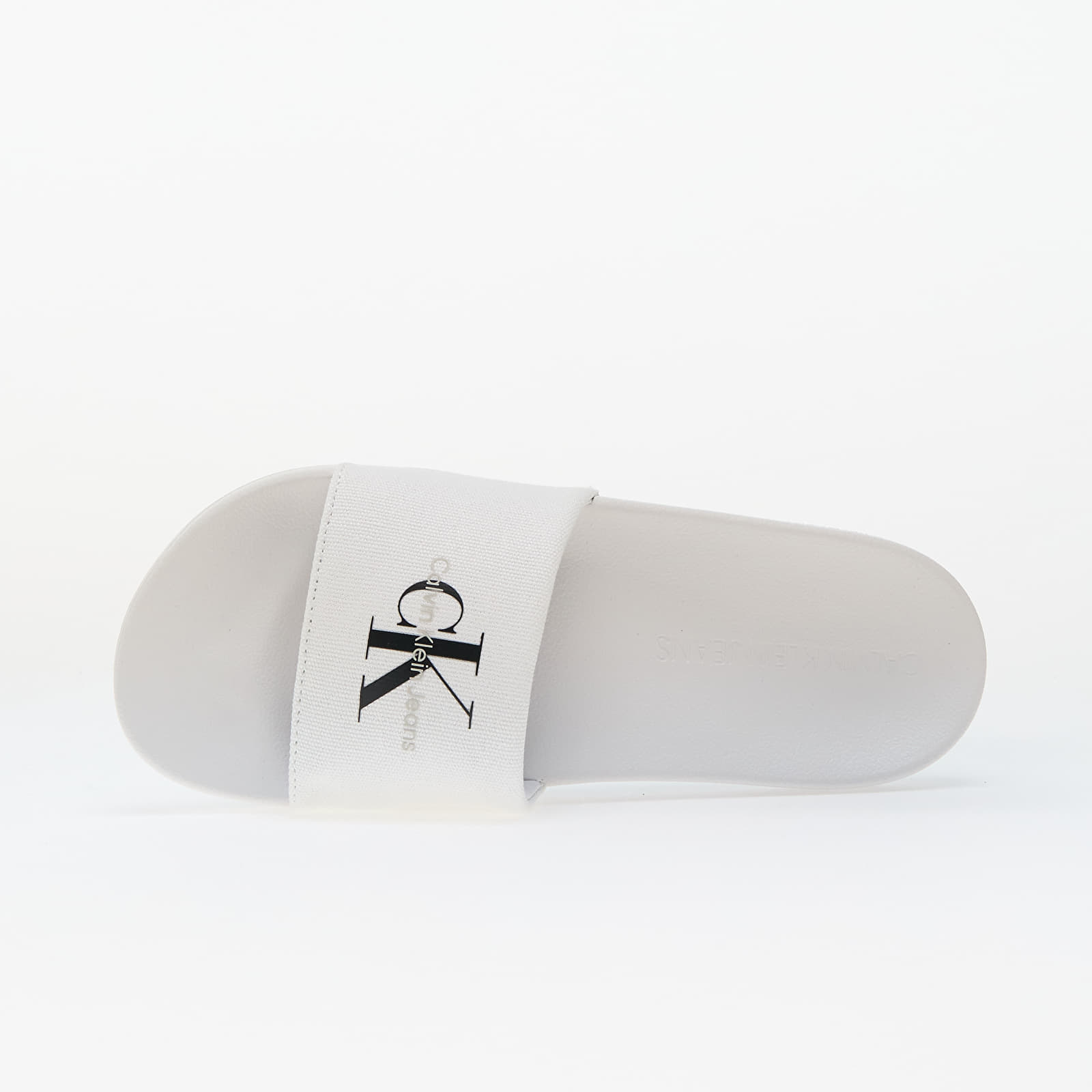 Ženske tenisice i cipele Calvin Klein Jeans Slide Monogram Wn White