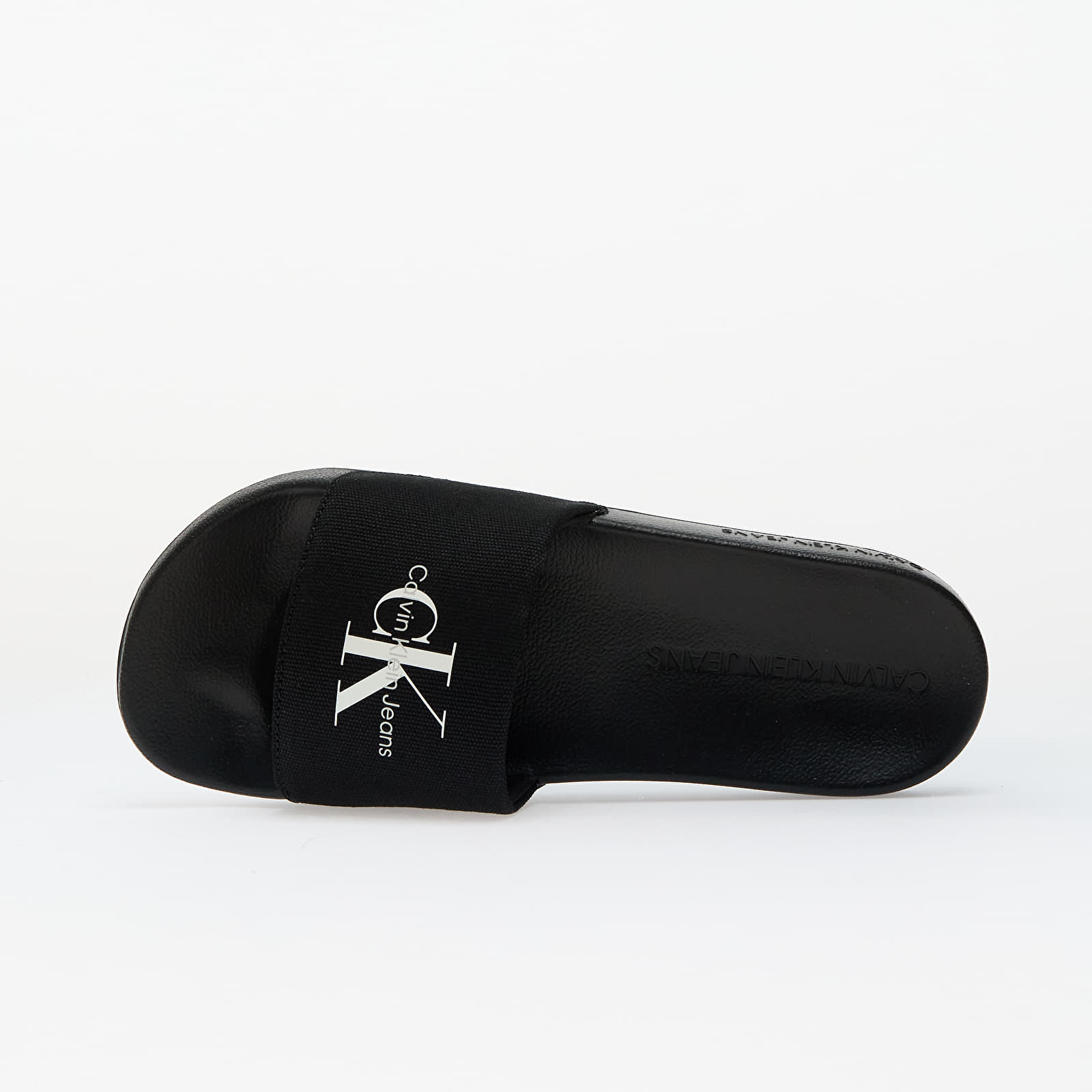 Dámske tenisky a obuv Calvin Klein Jeans Slide Monogram Wn Black