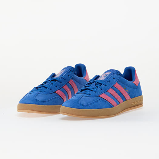 adidas Gazelle Indoor Blue/ Bliss Pink/ Gum | Queens