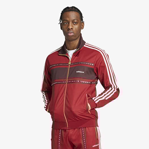 Bunda adidas Retro Sports Cricket-Inspired Track Top Red/ Rust Red