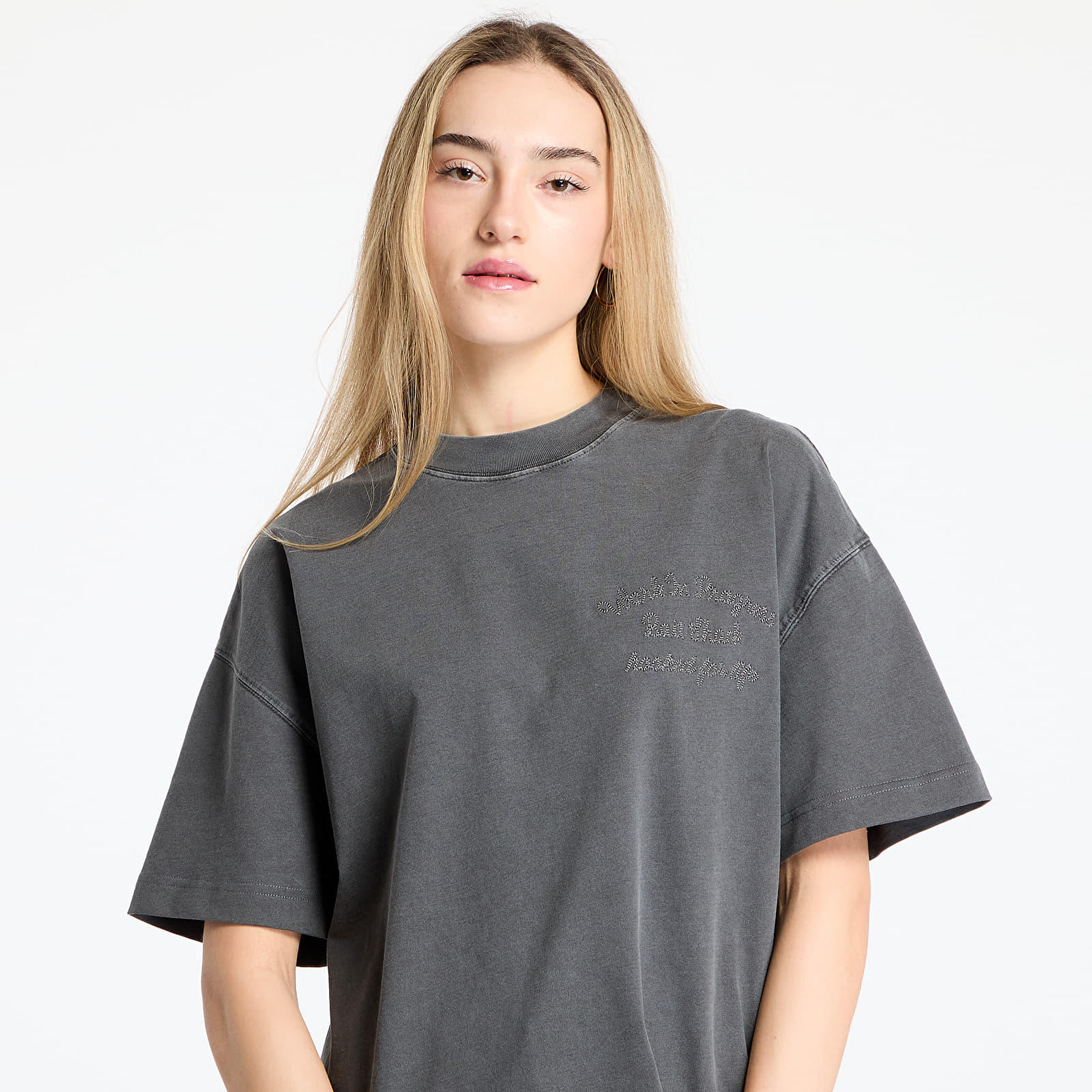 Moške majice Carhartt WIP Shortsleeve Bait Shack T-Shirt UNISEX Black Garment Dyed