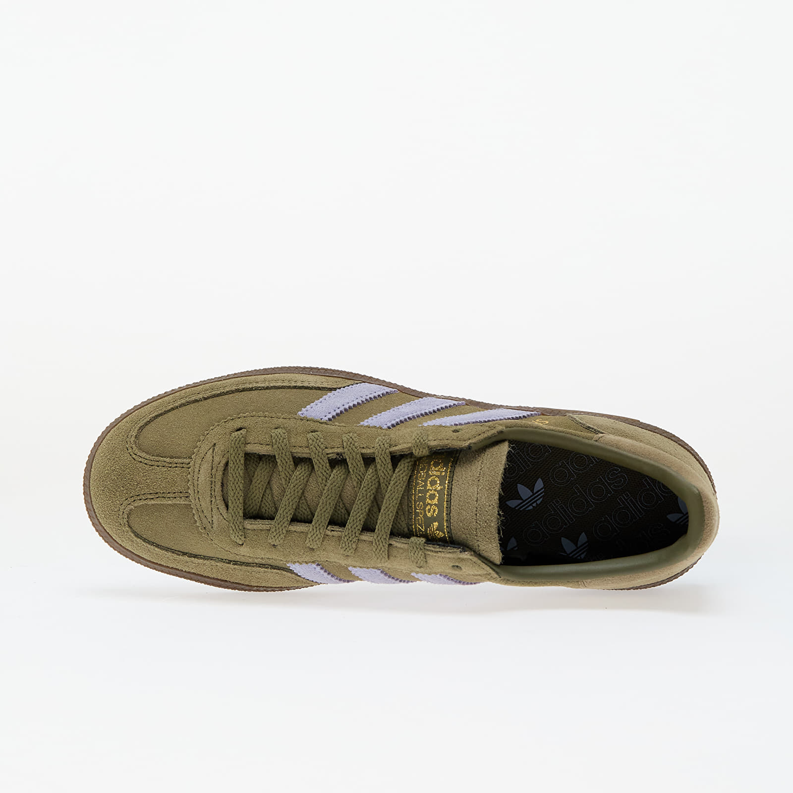 Încălțăminte și sneakerși pentru femei adidas Handball Spezial W Focus Olive/ Violet Tone/ Gum5