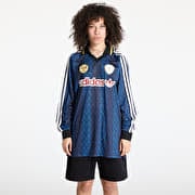adidas Retro Sports Cricket-Inspired Longsleeve Jersey Black/ Black/ Night Indigo
