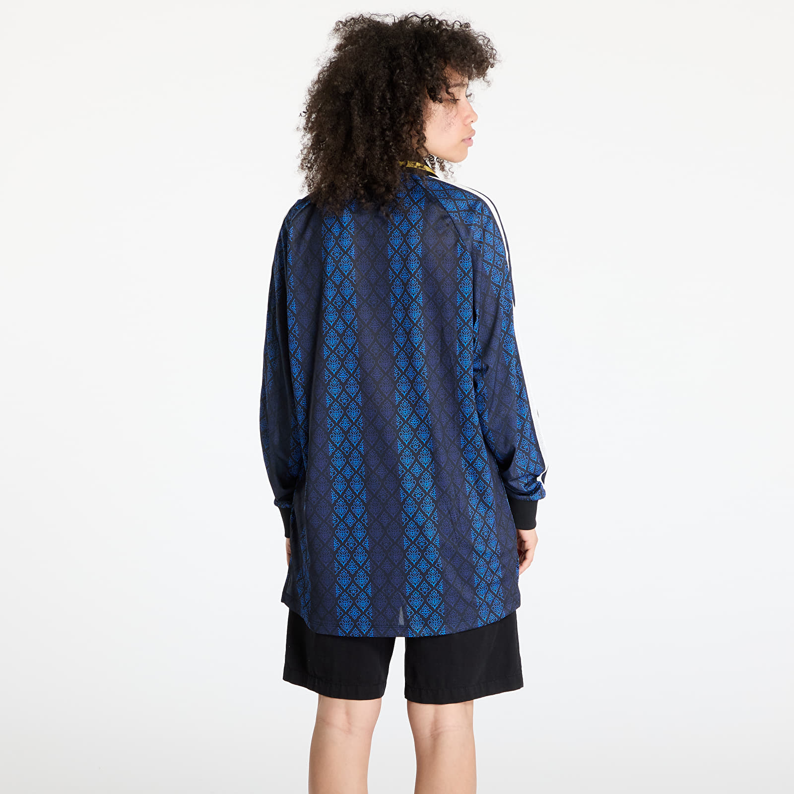 Camisetas adidas Retro Sports Cricket-Inspired Longsleeve Jersey Black/ Black/ Night Indigo