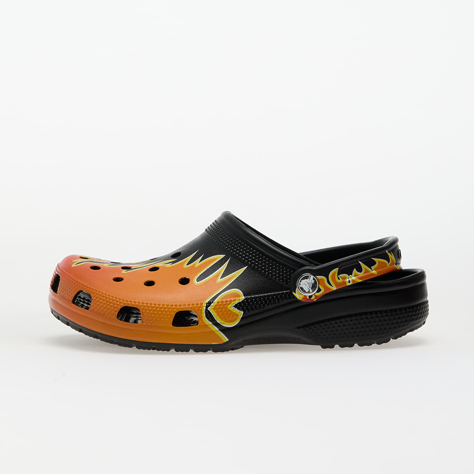 Férfi tornacipők és cipők Crocs Classic Flames Clog Black/ Multi