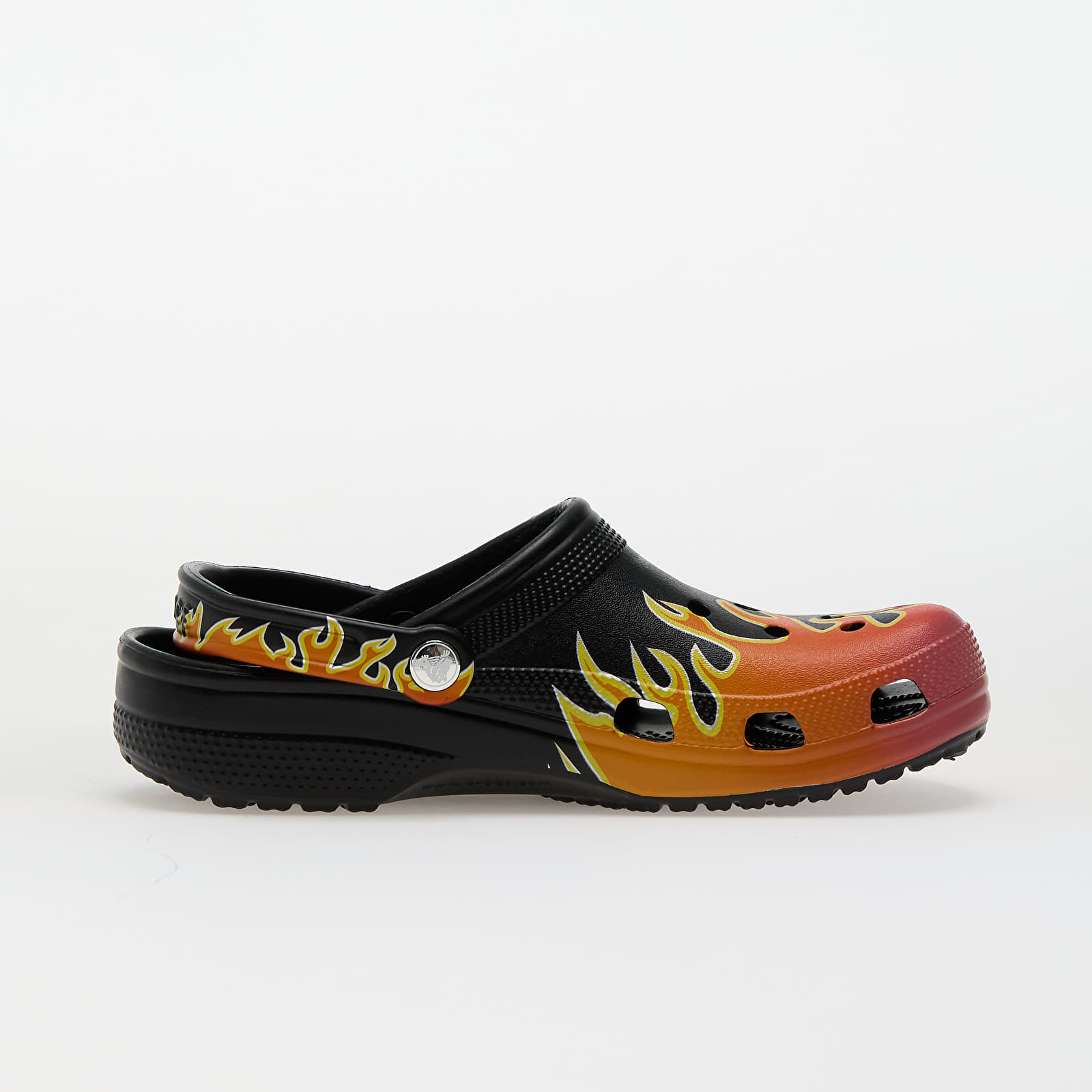 Férfi tornacipők és cipők Crocs Classic Flames Clog Black/ Multi
