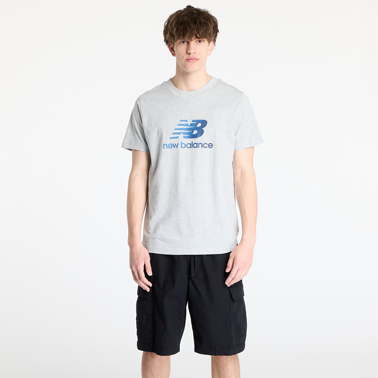 T-shirts New Balance Sport Essentials Gradient Logo T-Shirt Grey