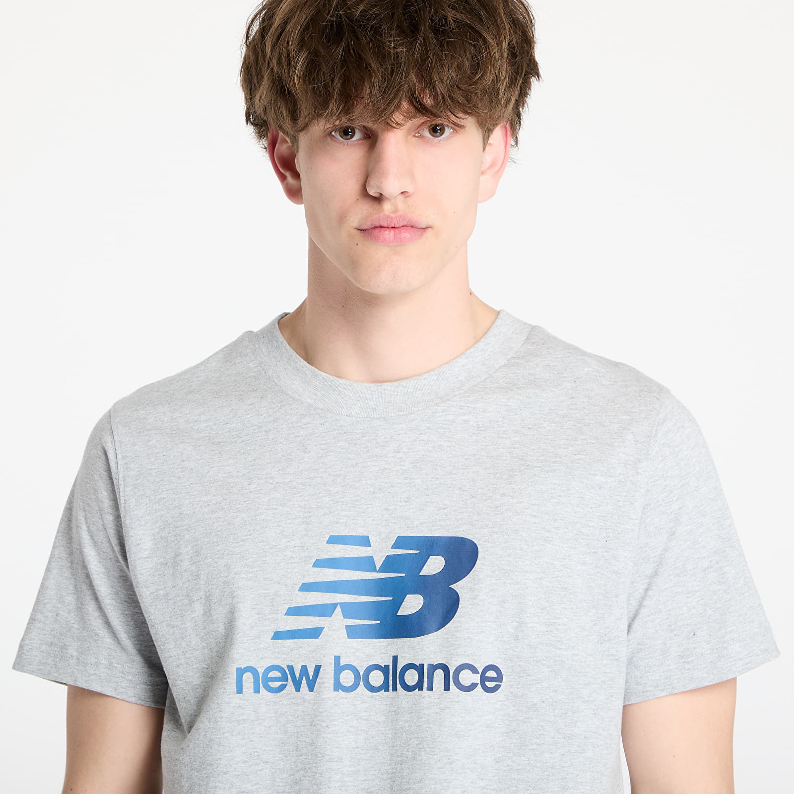 T-shirts New Balance Sport Essentials Gradient Logo T-Shirt Grey