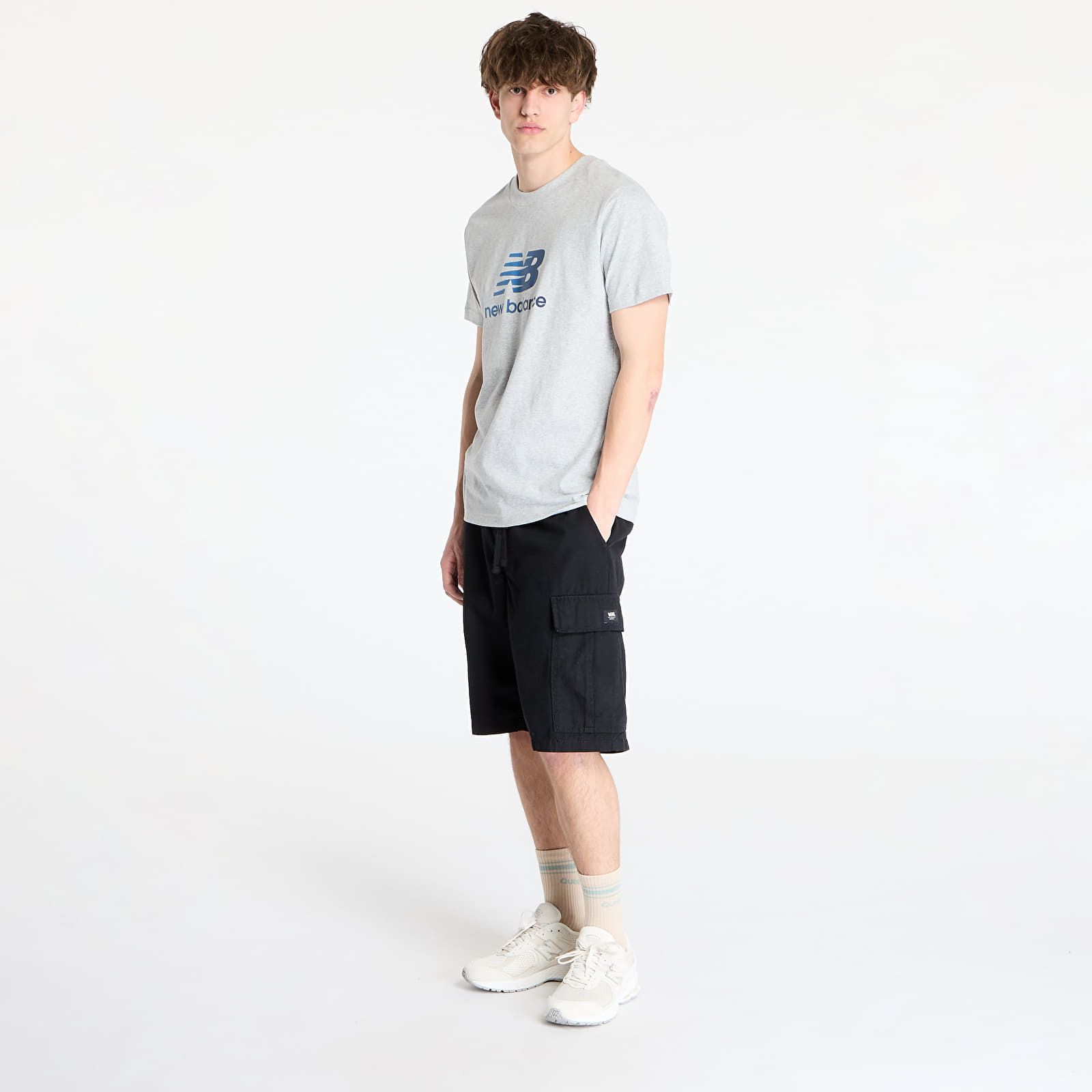T-shirts New Balance Sport Essentials Gradient Logo T-Shirt Grey