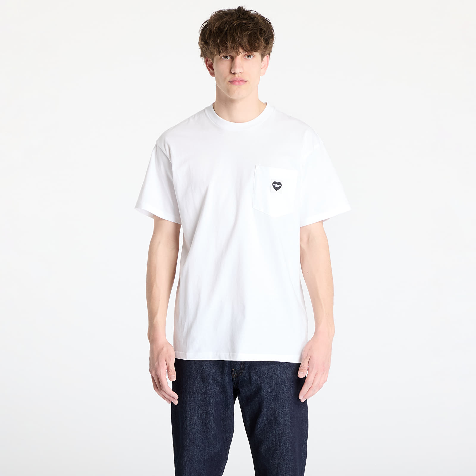 T-shirts Carhartt WIP S/S Pocket Heart T-Shirt White/ Black