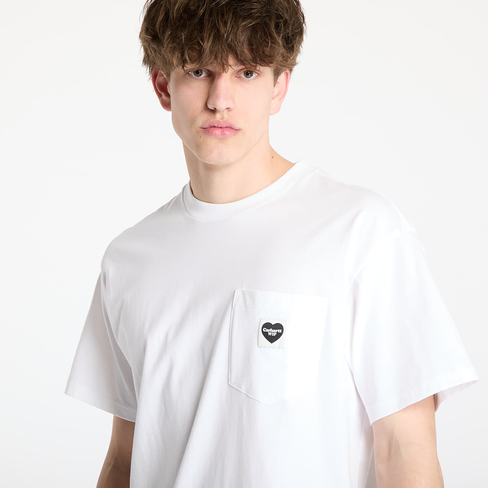 T-shirts Carhartt WIP S/S Pocket Heart T-Shirt White/ Black