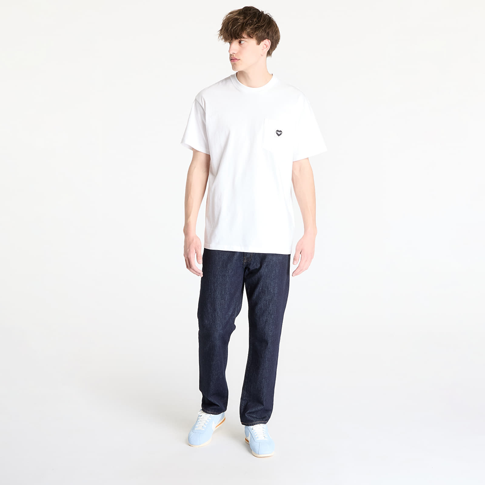 T-shirts Carhartt WIP S/S Pocket Heart T-Shirt White/ Black