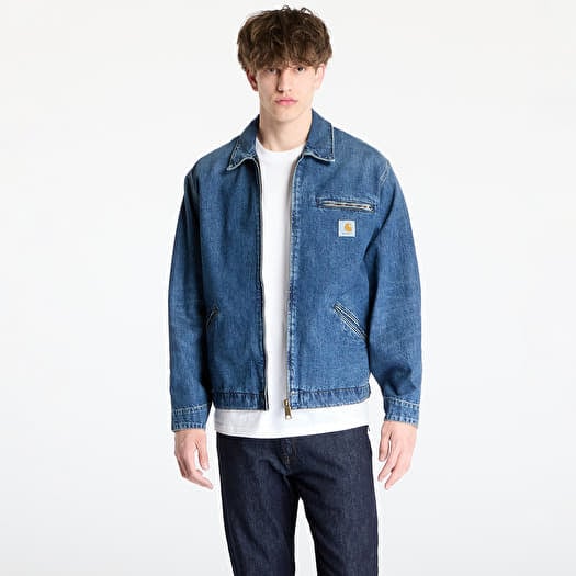 Veste Carhartt WIP OG Detroit Jacket UNISEX Blue Dark Used Wash