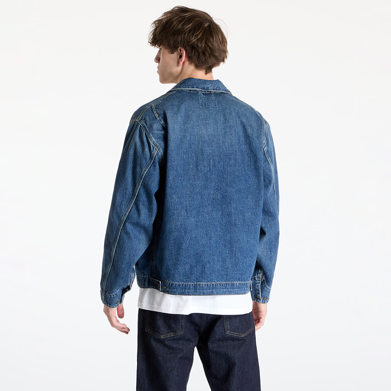 Chaquetas de hombre Carhartt WIP OG Detroit Jacket UNISEX Blue Dark Used Wash