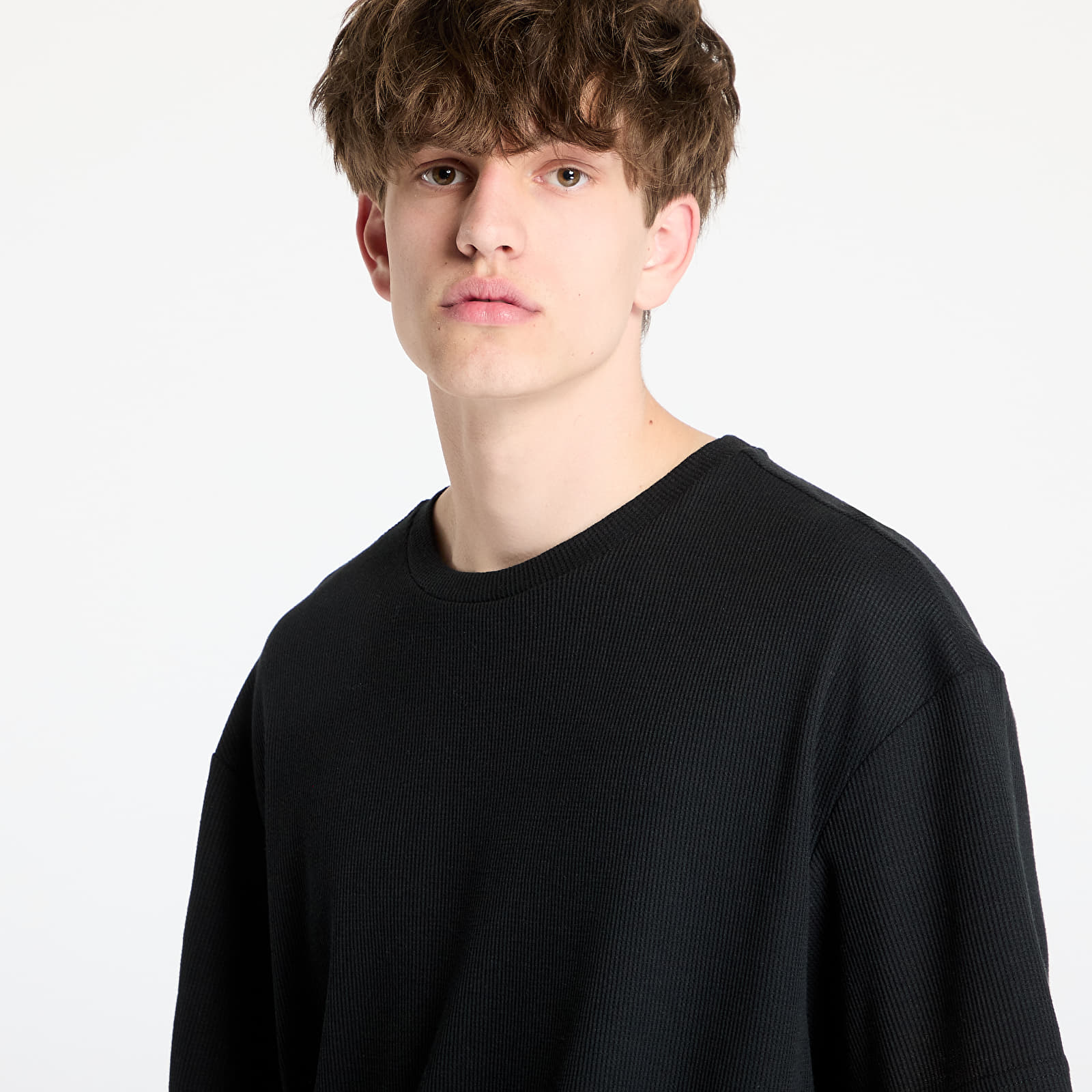 T-särgid Urban Classics Waffle Tee Black