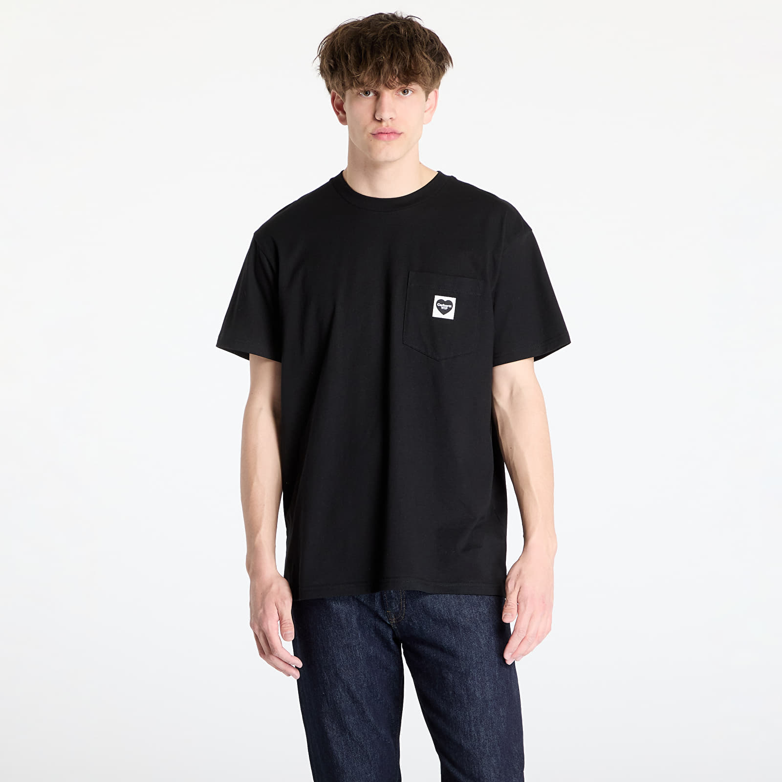 T-särgid Carhartt WIP S/S Pocket Heart T-Shirt Black