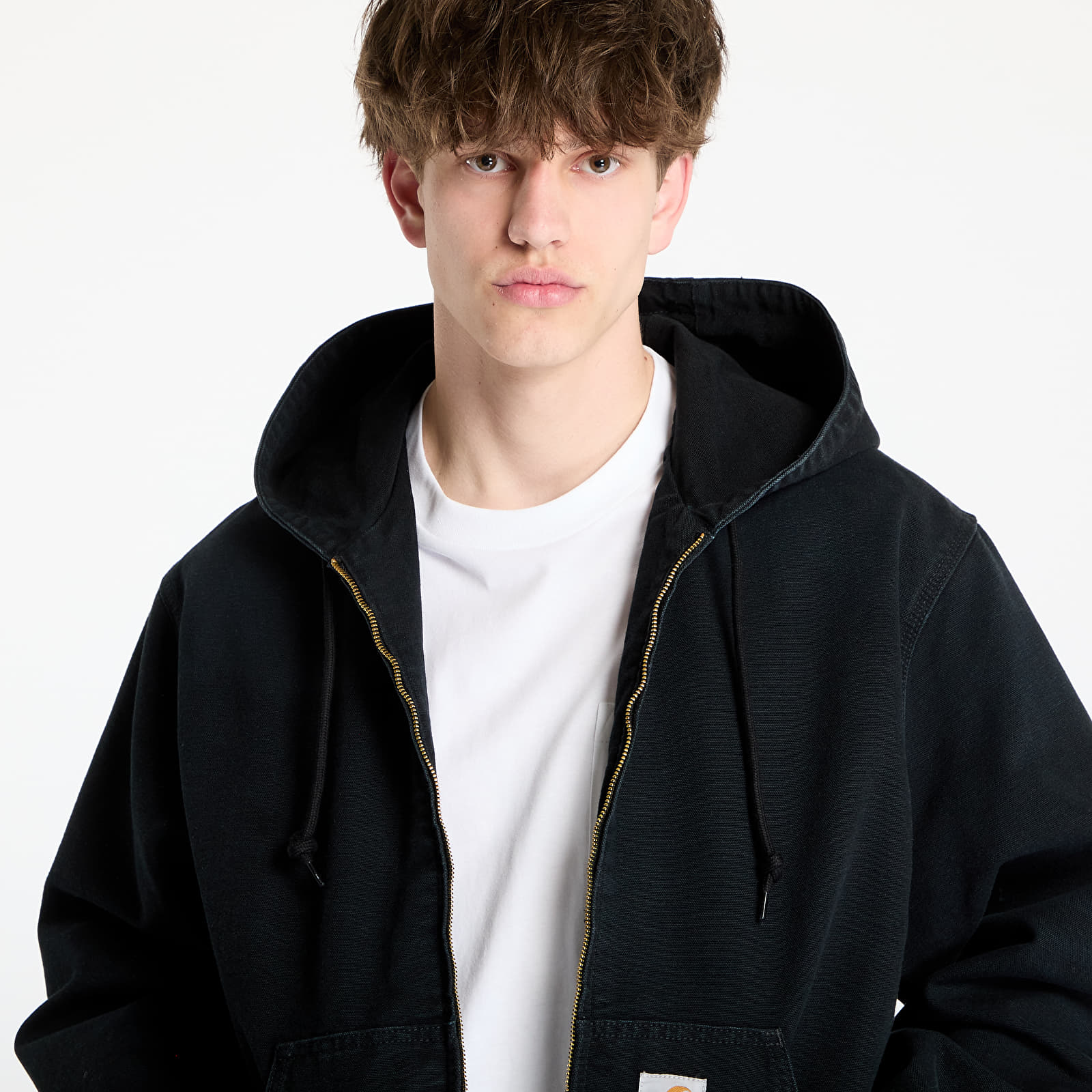 Jacken Carhartt WIP OG Active Jacket Black Stone Canvas