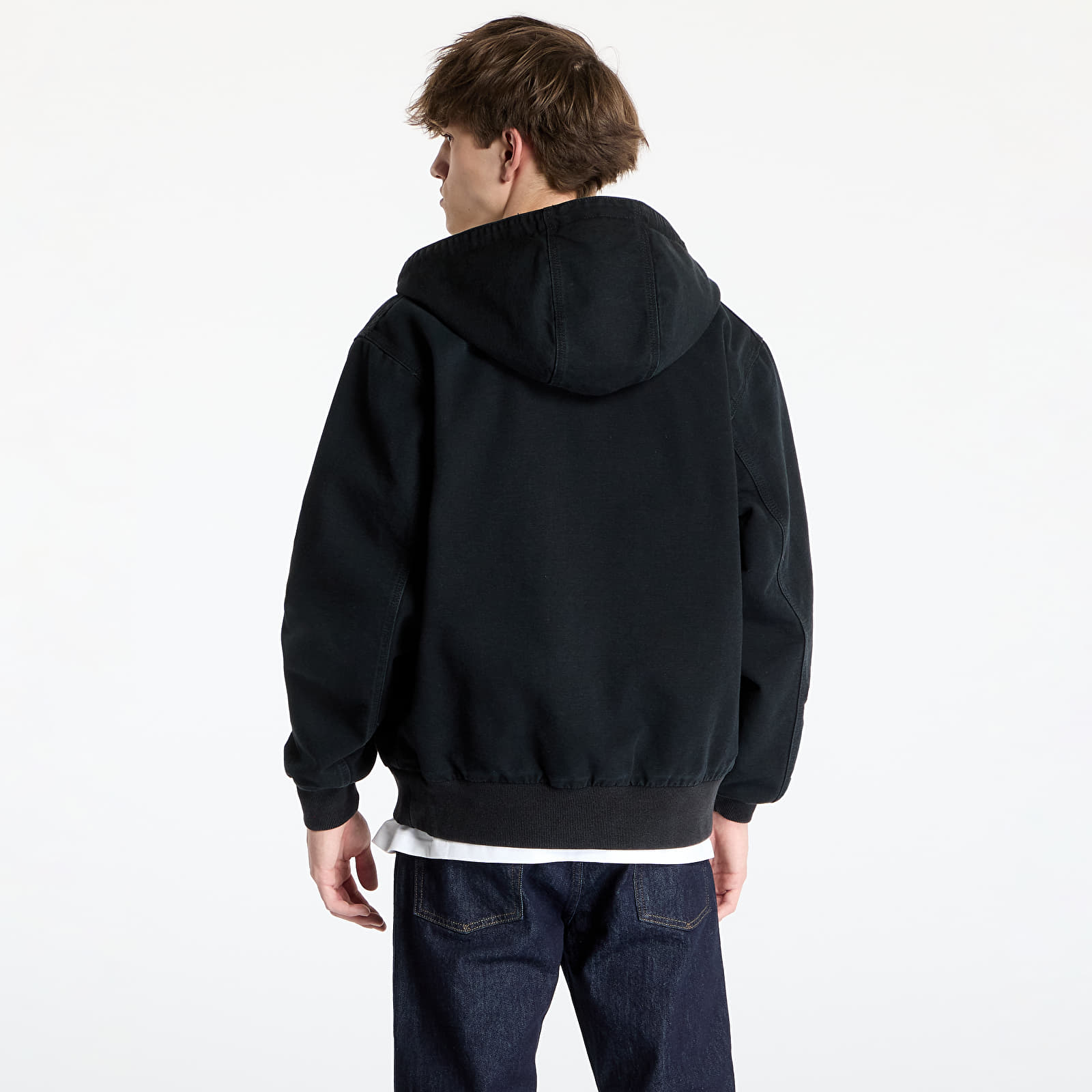Jacken Carhartt WIP OG Active Jacket Black Stone Canvas