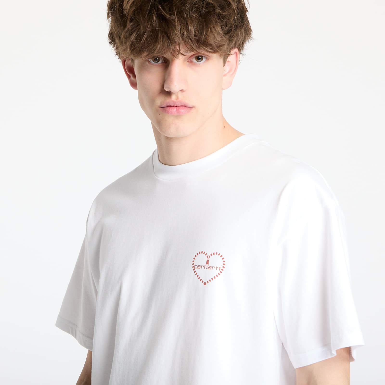 Meeste T-särgid Carhartt WIP S/S Furoshiki T-Shirt White/ Red