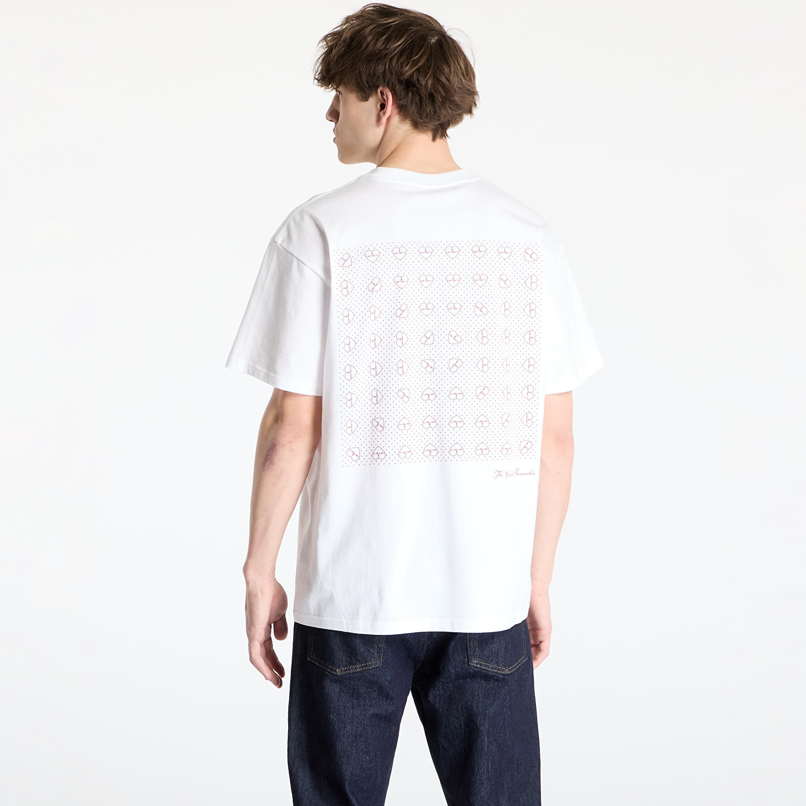 Meeste T-särgid Carhartt WIP S/S Furoshiki T-Shirt White/ Red
