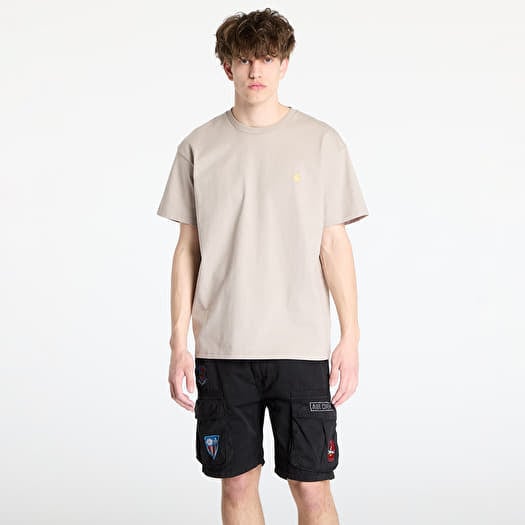 T-skjorte Carhartt WIP S/S Chase T-Shirt Dusky Beige/ Gold
