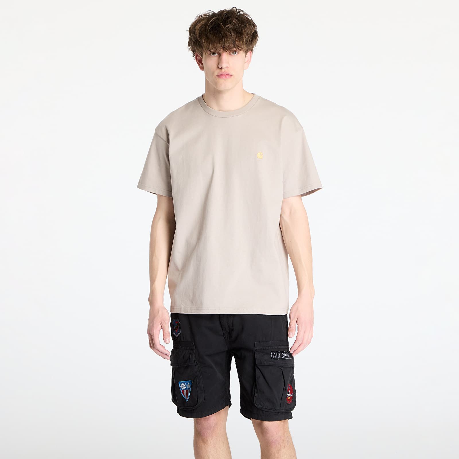 T-särgid Carhartt WIP S/S Chase T-Shirt Dusky Beige/ Gold