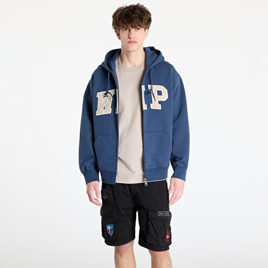 Majica Carhartt WIP Hooded WIP Sweat Jacket Dusky Blue