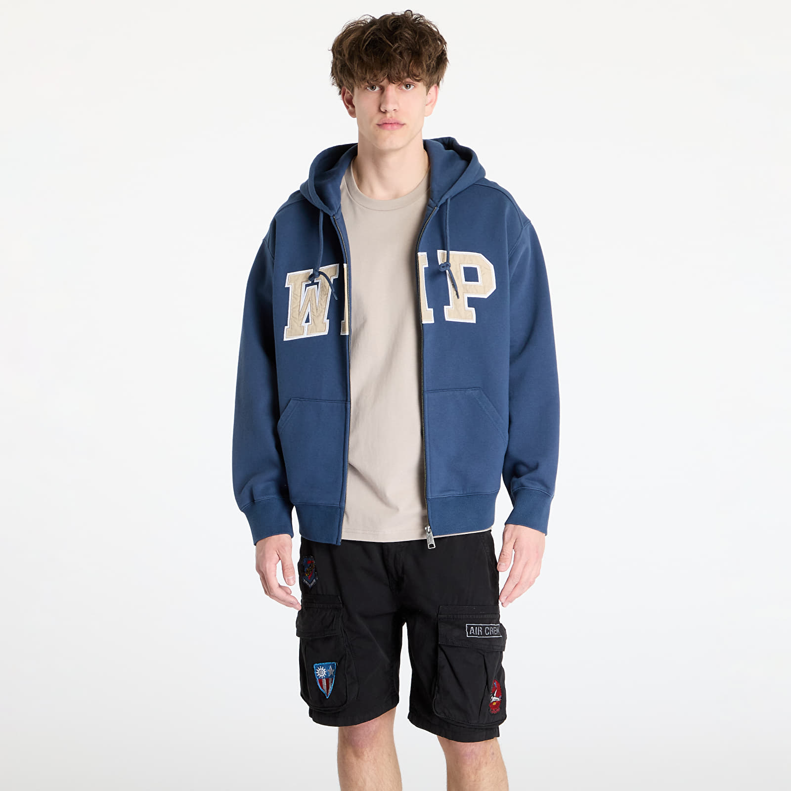 Kapuutsikud ja kampsunid Carhartt WIP Hooded WIP Sweat Jacket Dusky Blue