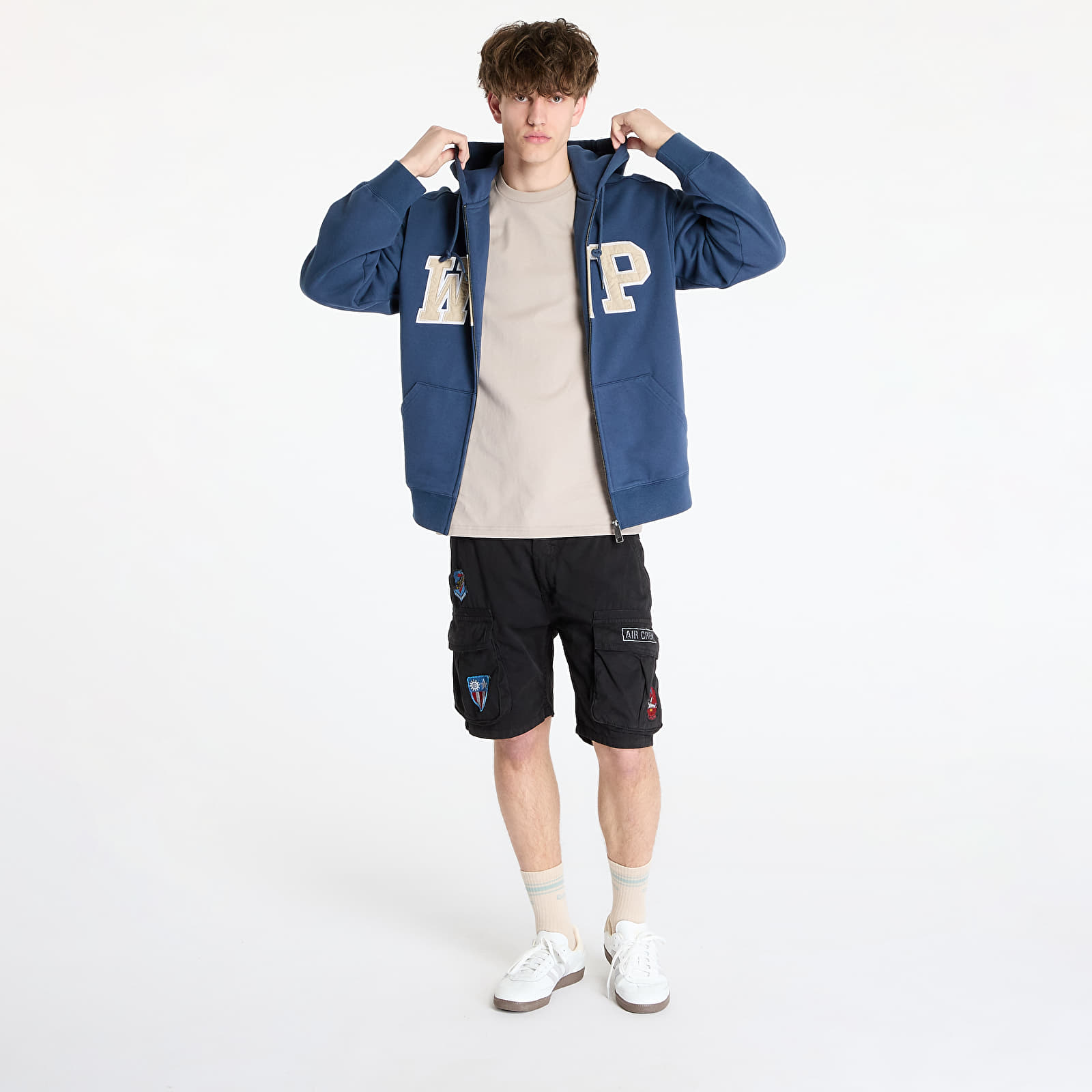 Kapuutsikud ja kampsunid Carhartt WIP Hooded WIP Sweat Jacket Dusky Blue