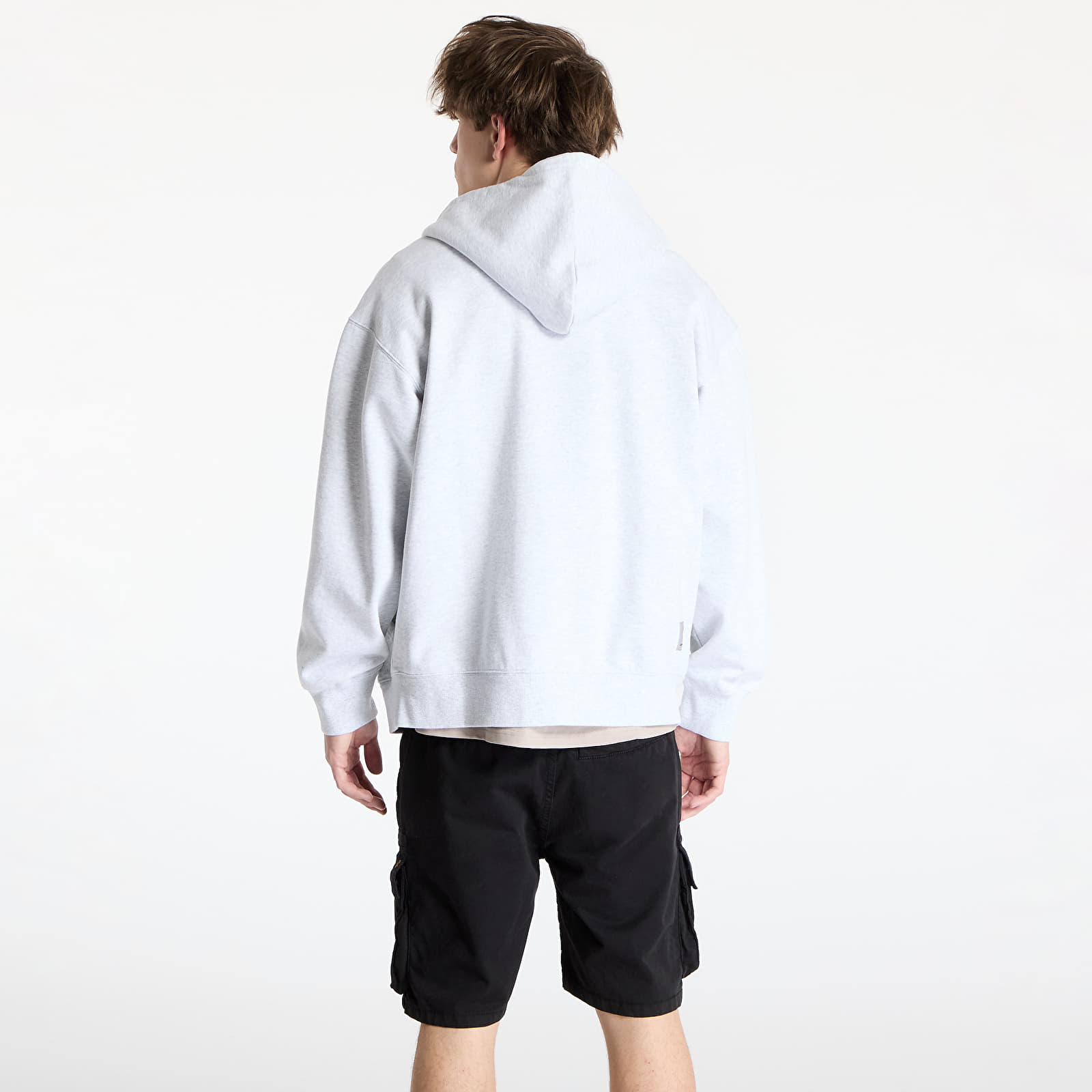 Sudaderas Carhartt WIP Hooded WIP Sweat Jacket UNISEX Ash Heather Stone Washed