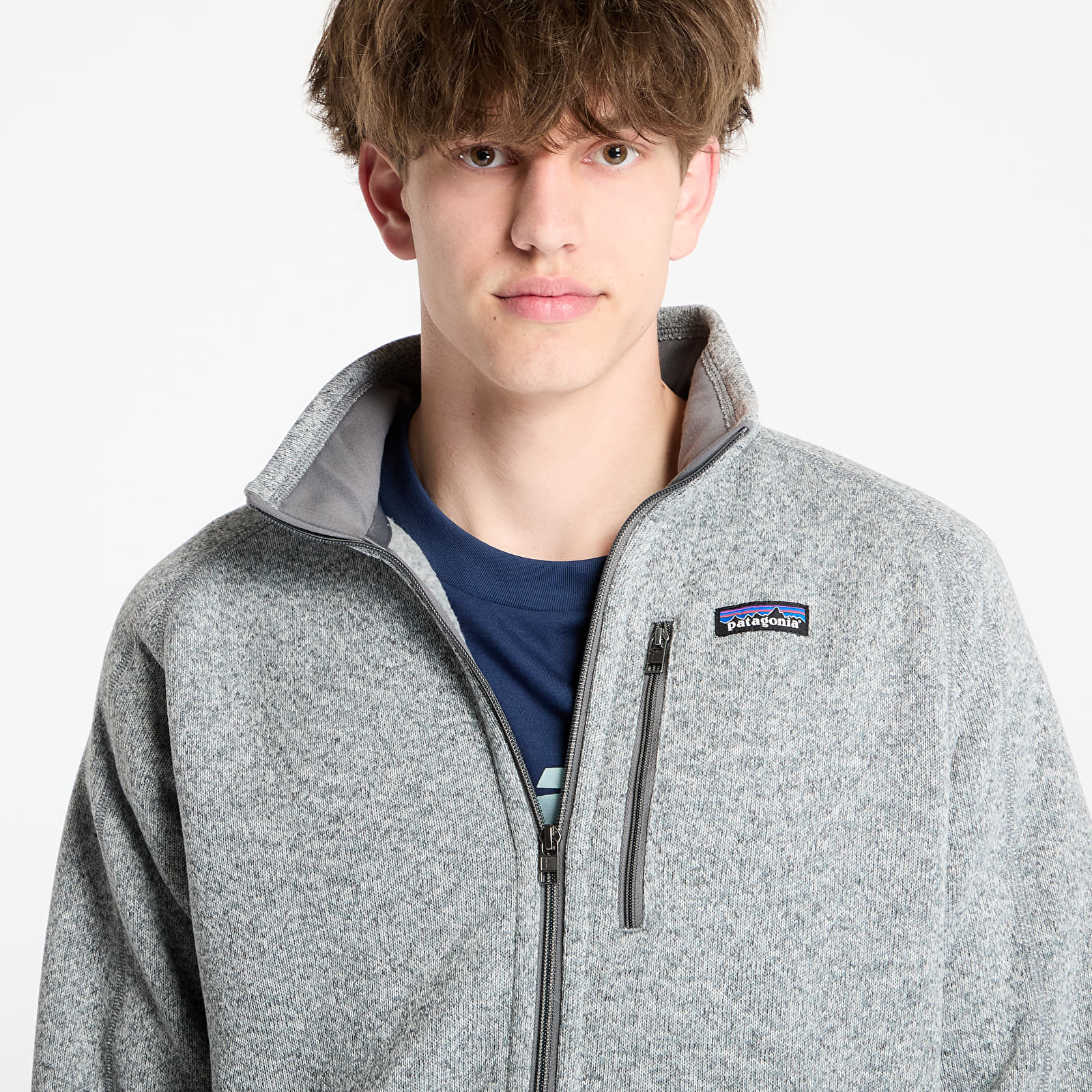 Kapuutsikud ja kampsunid Patagonia M's Better Sweater Jacket Melange Grey