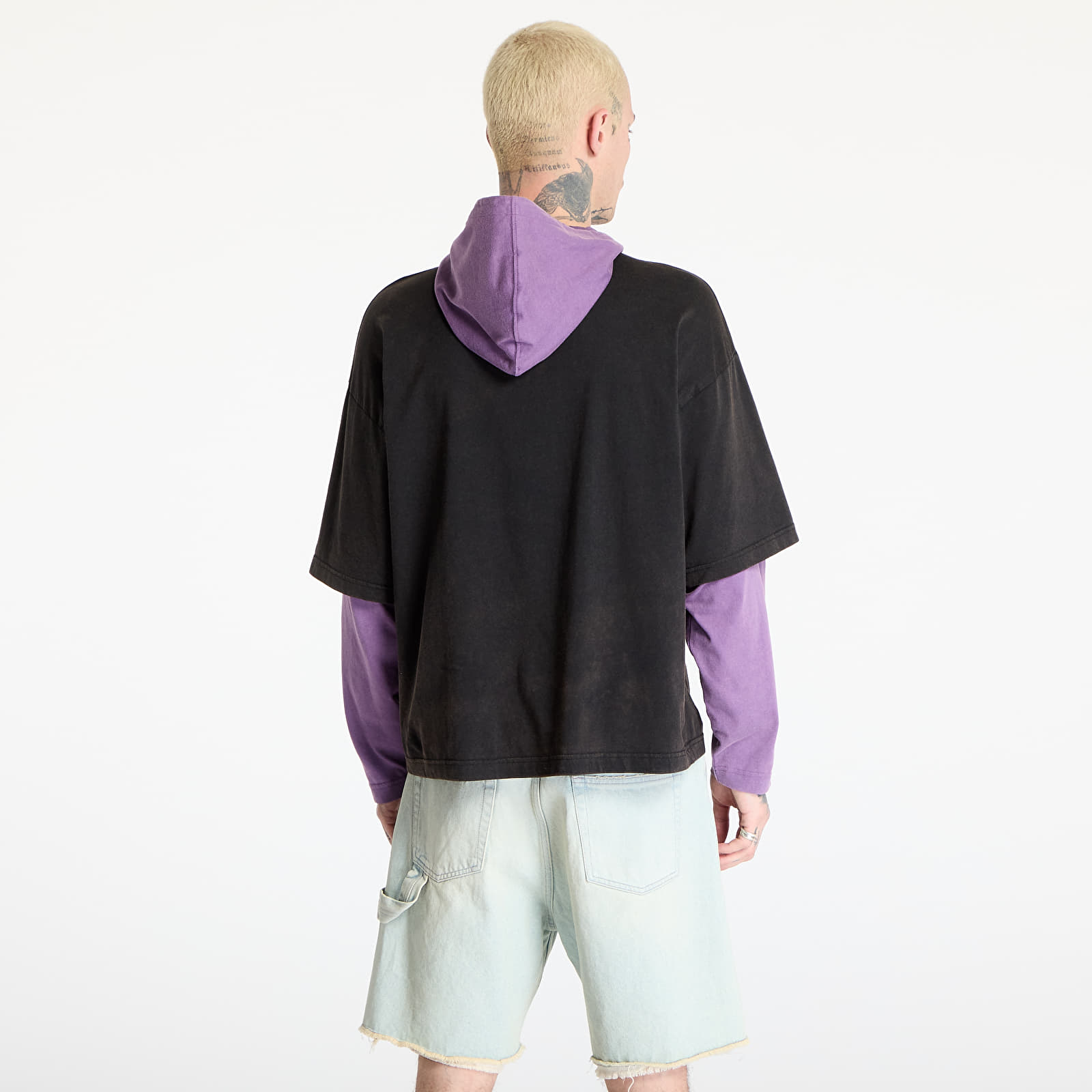 Sudaderas de hombre Wasted Paris M Slug Age Hoodie Faded Black/ Imperial Purple