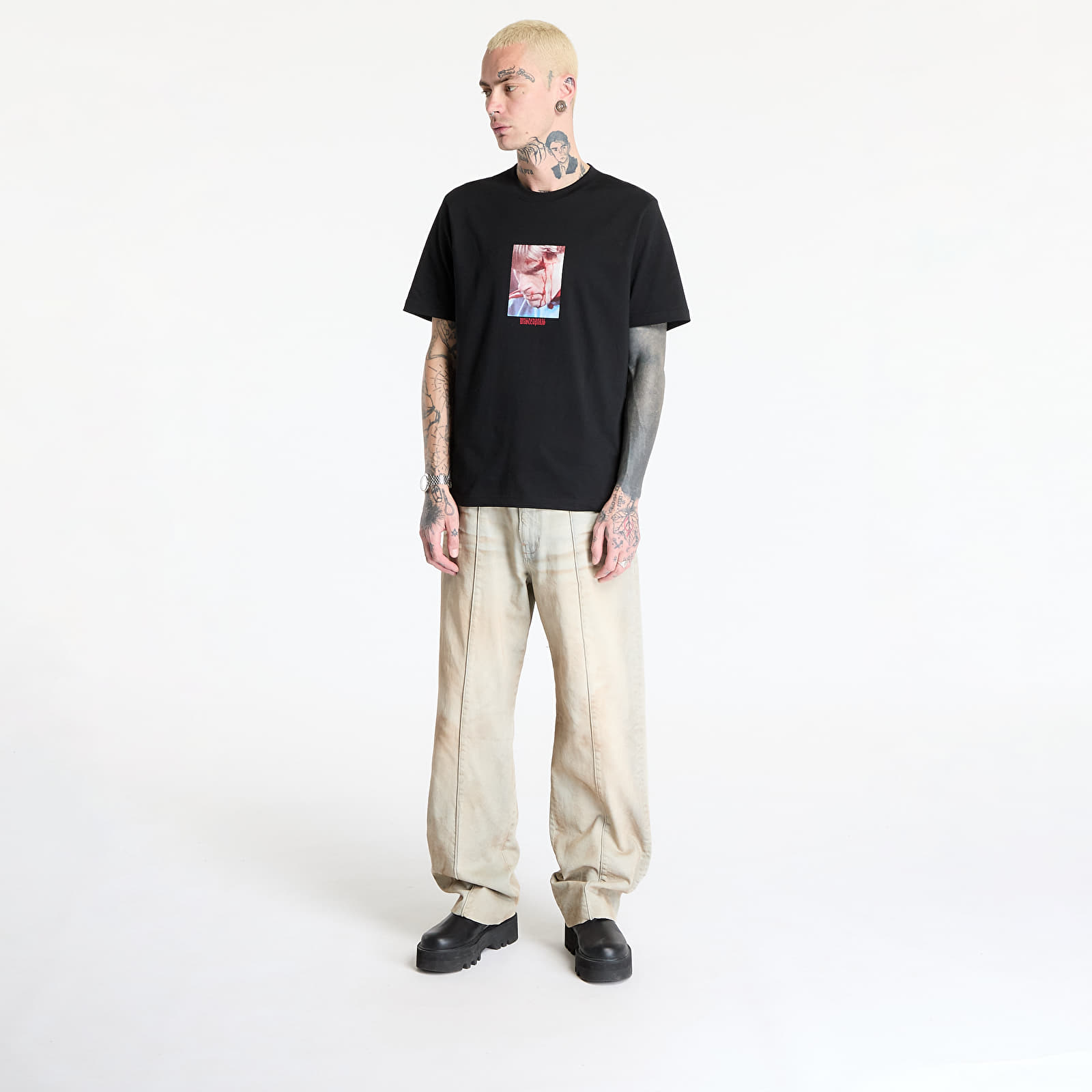 Camisetas hombre Wasted Paris M Stunner T-Shirt Black