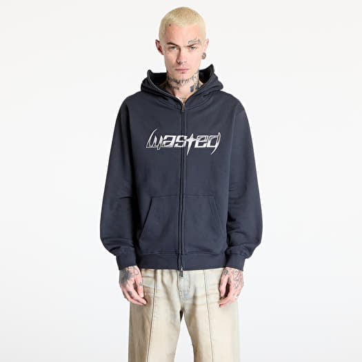 Majica Wasted Paris M Blade Balaclava Zip Hoodie Night Blue