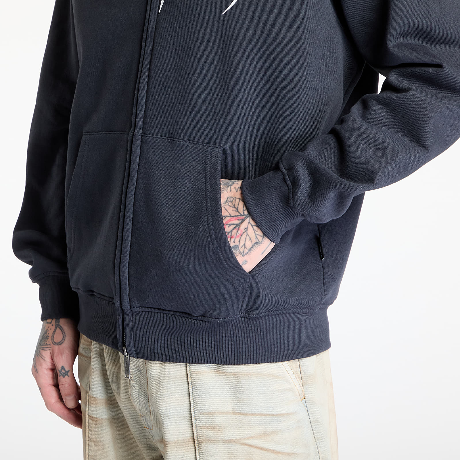 Felpe da uomo Wasted Paris M Blade Balaclava Zip Hoodie Night Blue
