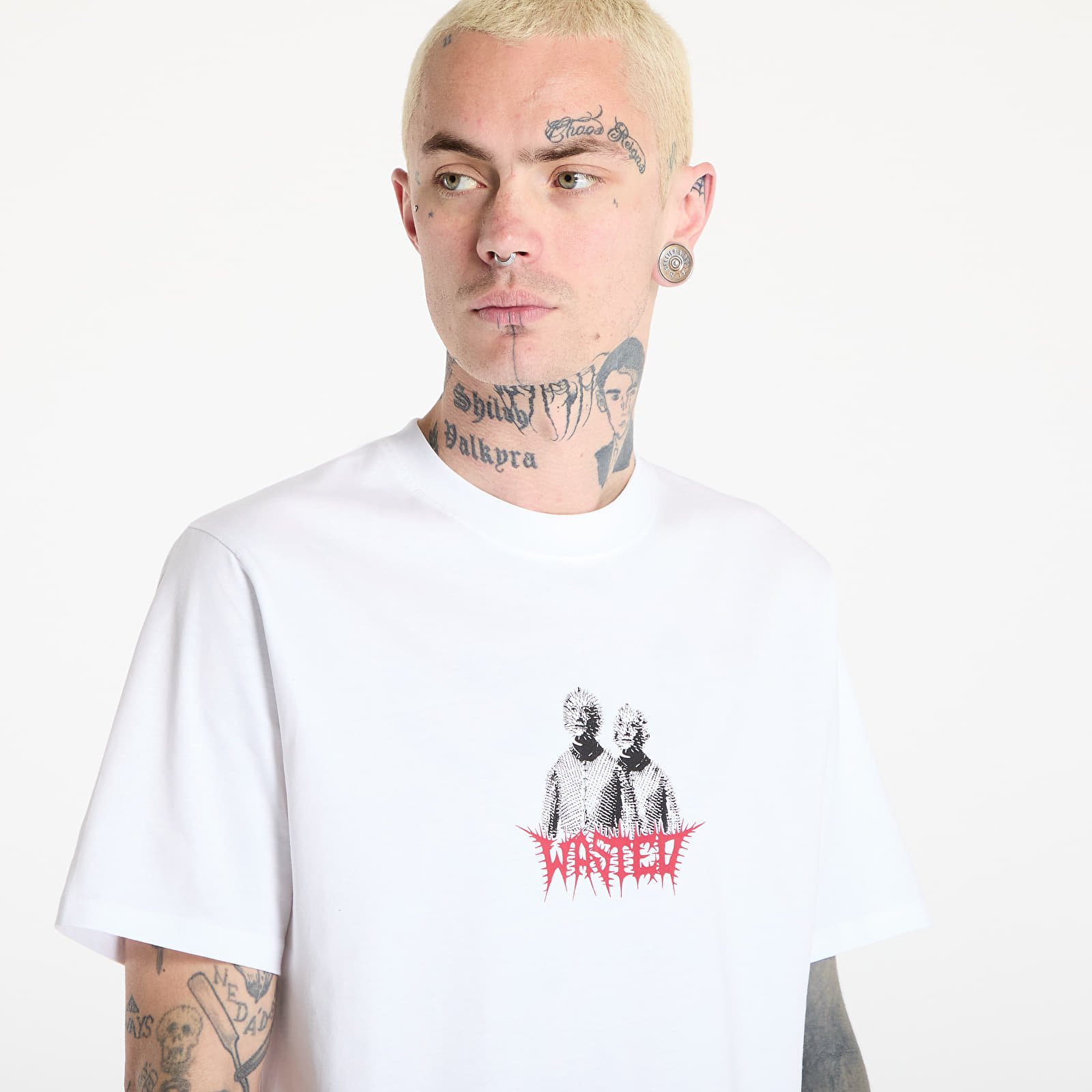 Camisetas hombre Wasted Paris M Pike T-Shirt White