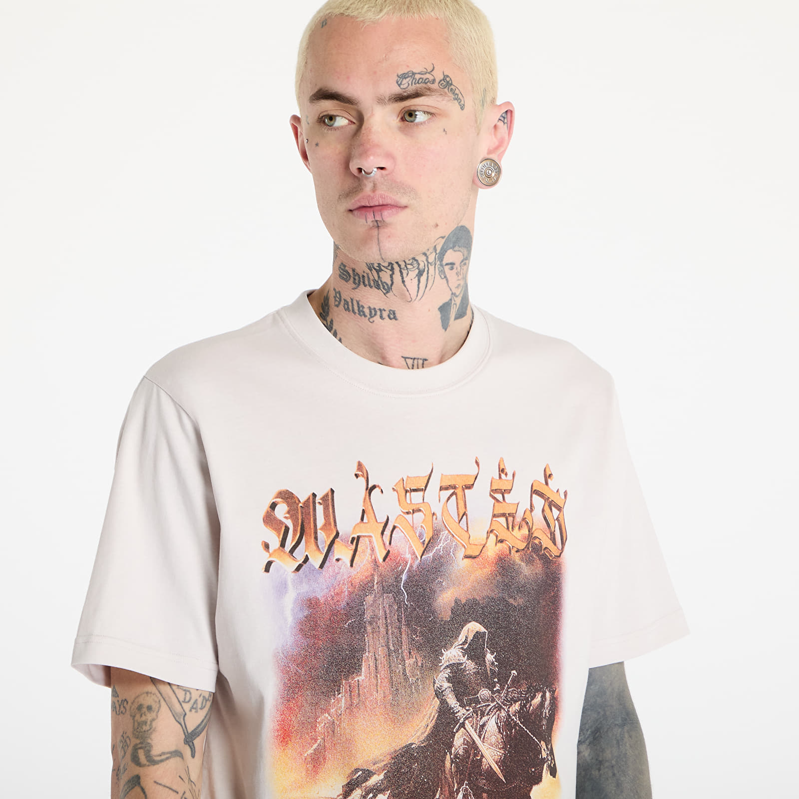 Meeste T-särgid Wasted Paris M Mirage T-Shirt Fog White