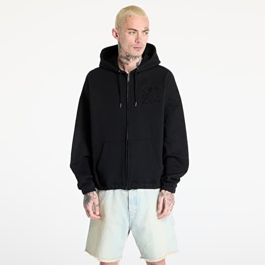 Sweatshirt Wasted Paris M Kingdom Curve Destroy Boxy Zip Hoodie Black
