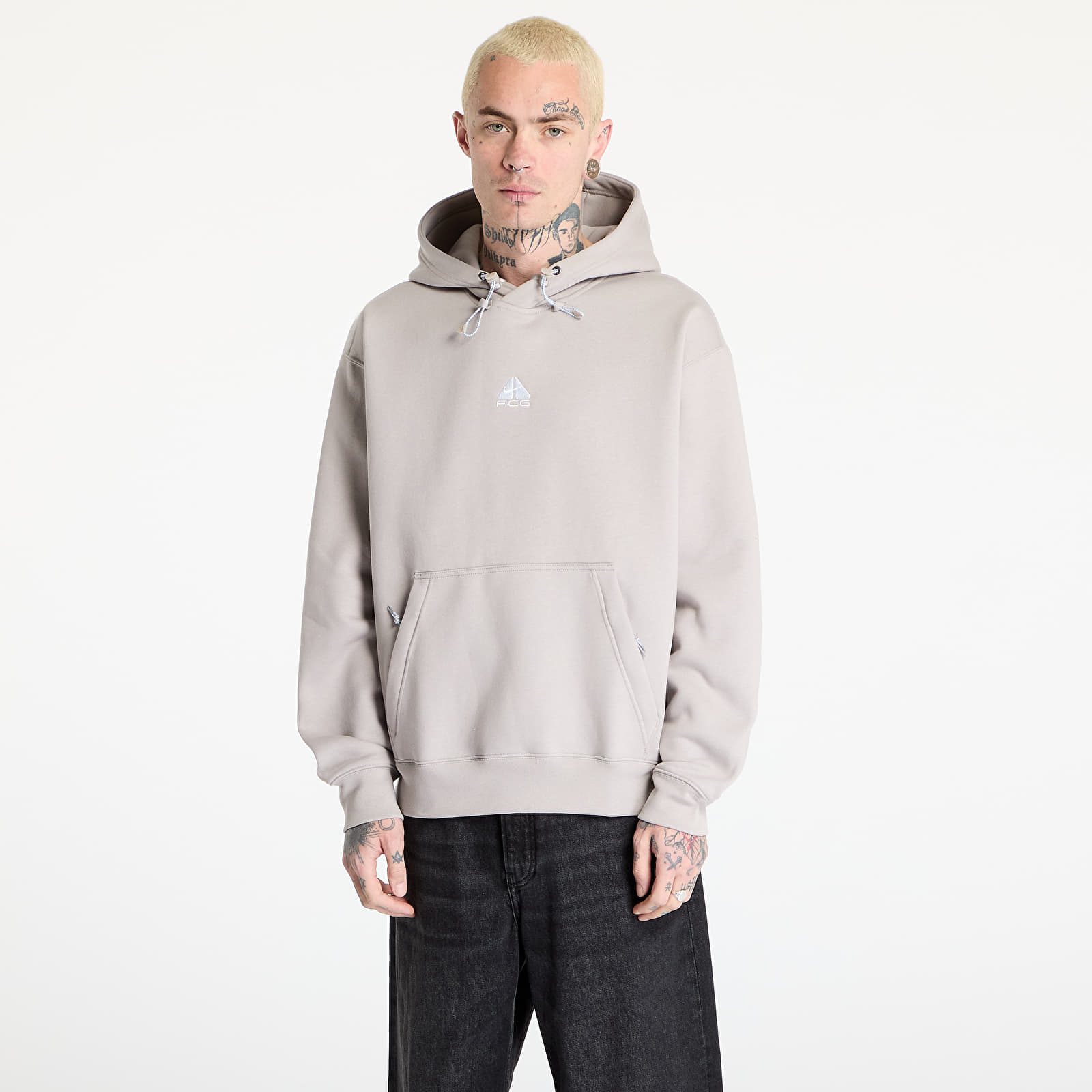 Meeste kampsunid Nike ACG Therma-FIT Fleece Pullover Hoodie College Grey/ Football Grey/ Summit White