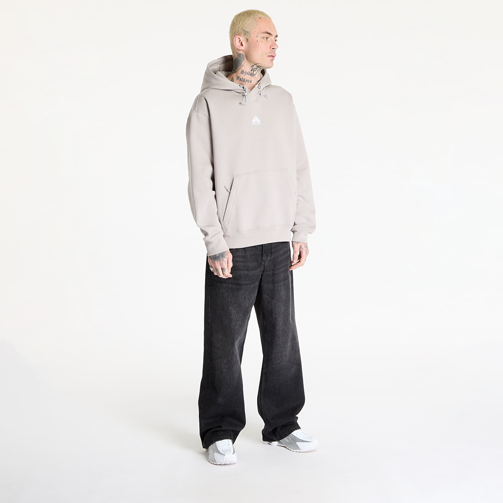 Meeste kampsunid Nike ACG Therma-FIT Fleece Pullover Hoodie College Grey/ Football Grey/ Summit White