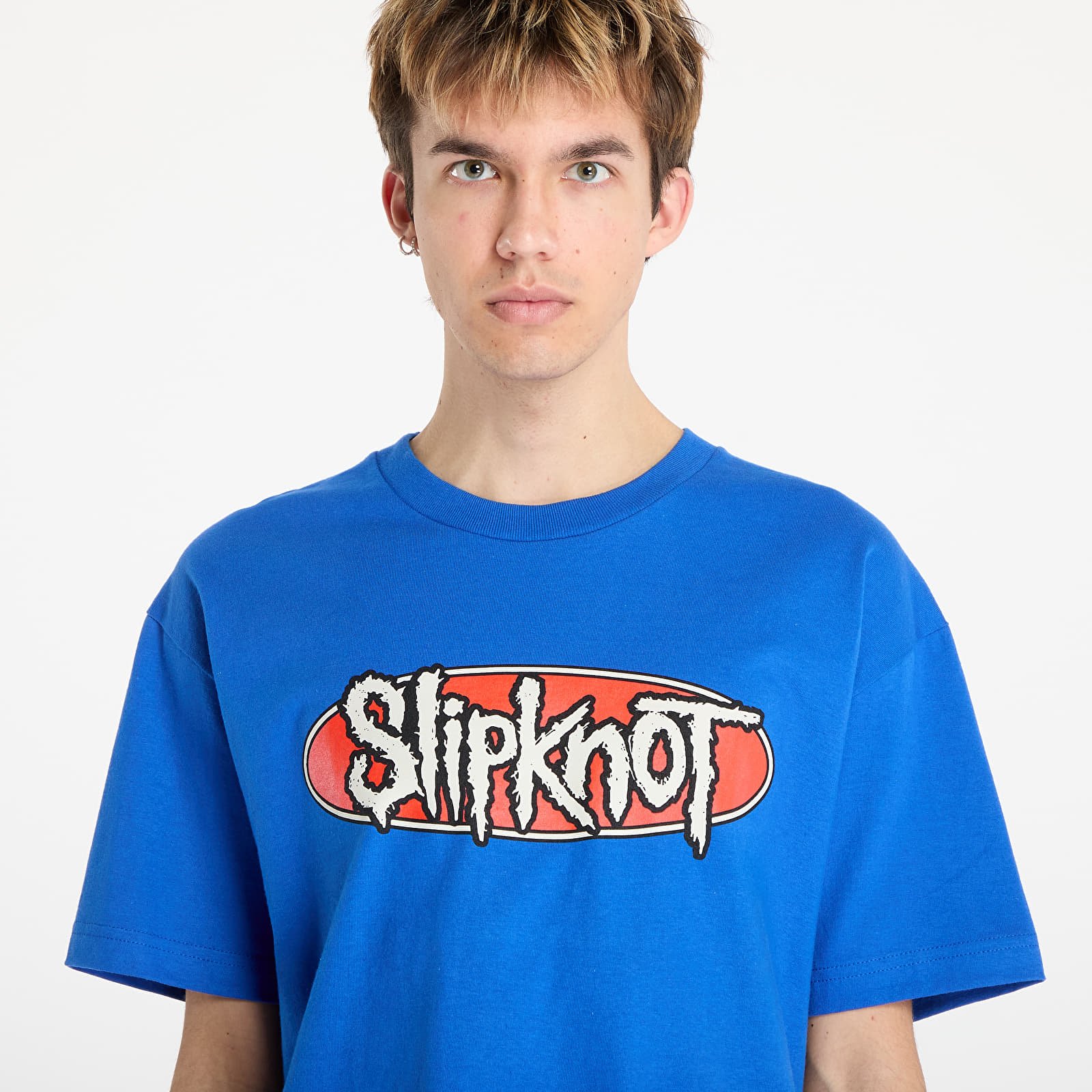 Men's T-shirts PLEASURES x Slipknot Goat T-Shirt Royal