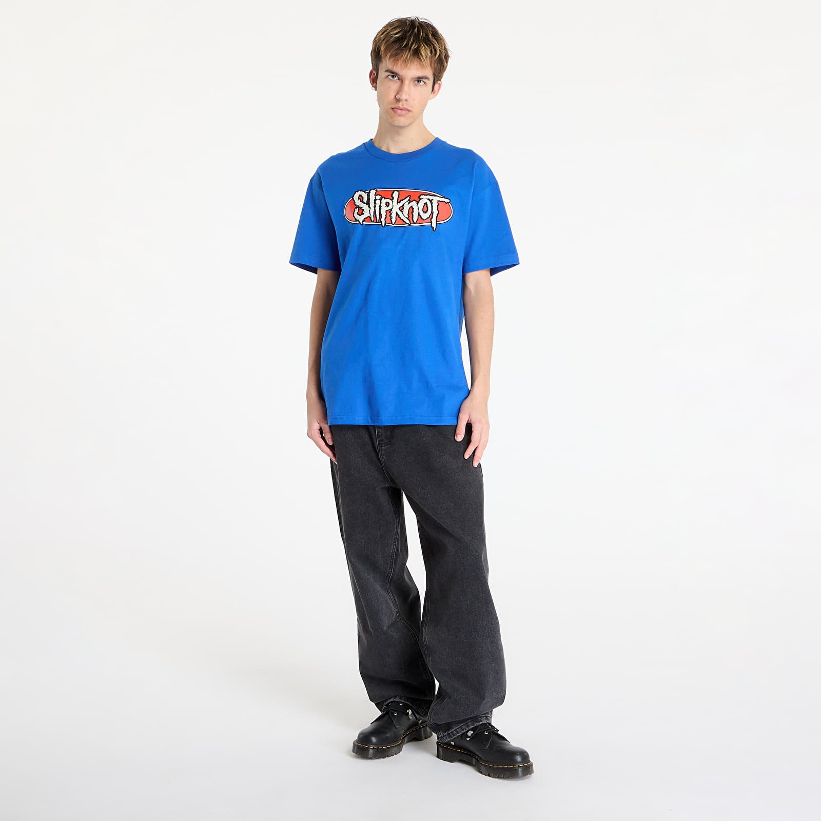 Men's T-shirts PLEASURES x Slipknot Goat T-Shirt Royal