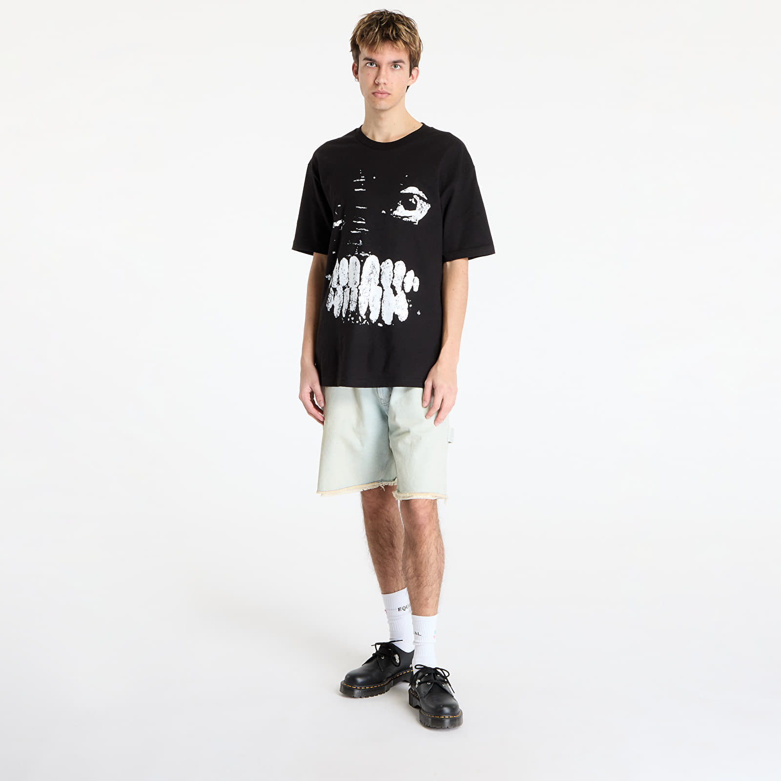 T-shirts til mænd PLEASURES x Slipknot Teeth T-Shirt Black