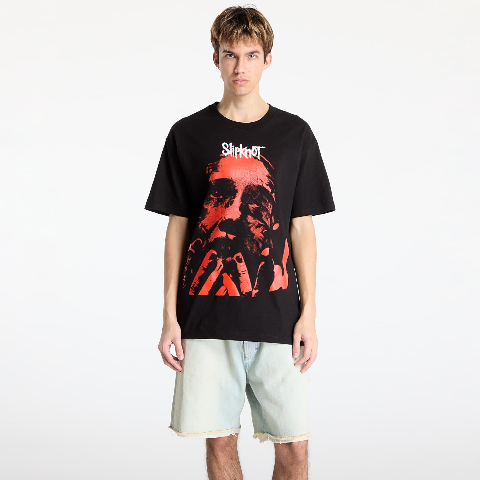 Camisetas hombre PLEASURES x Slipknot Face T-Shirt Black