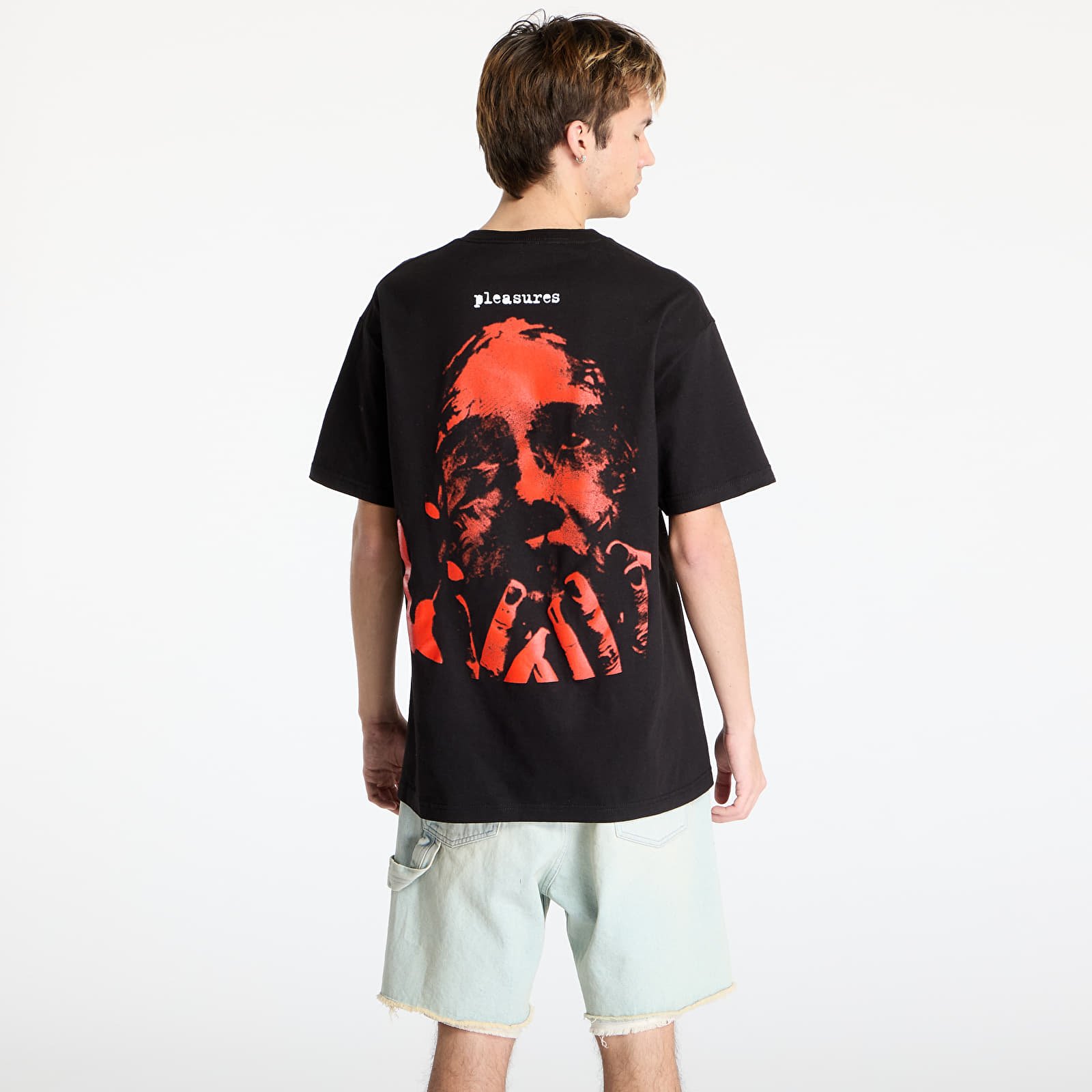 Camisetas hombre PLEASURES x Slipknot Face T-Shirt Black