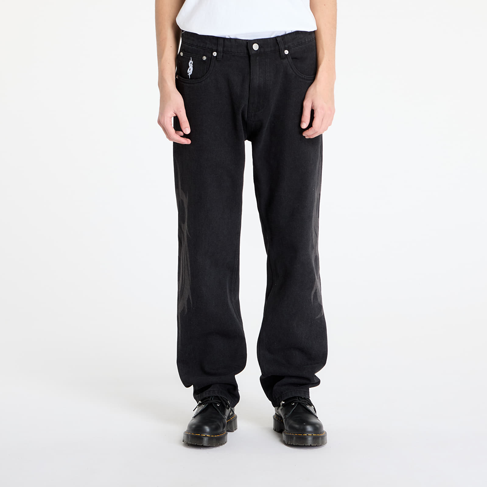 Meeste püksid PLEASURES x Slipknot 5 Pocket Pant Black